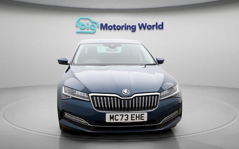 Used Skoda Superb SE L 150 HP (110 kW) 2023 Blue Hatchback