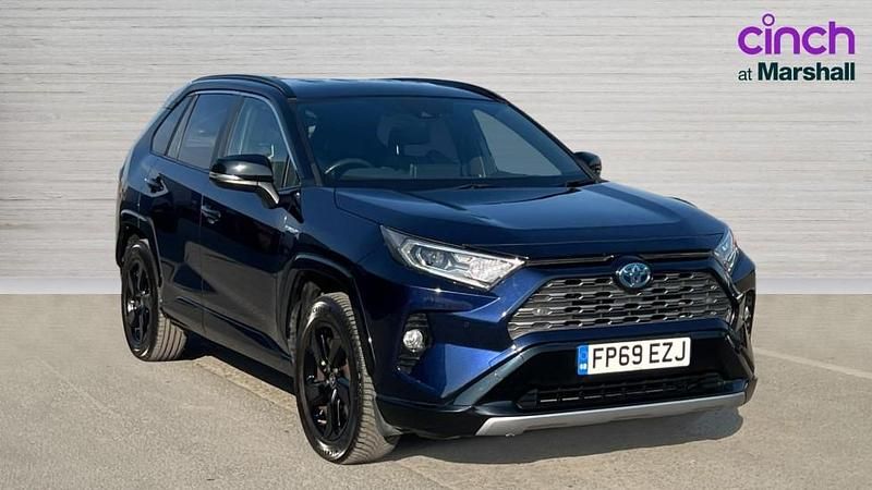 Used Toyota RAV4 Hybrid 222 HP (163 kW) 2020 Blue SUV