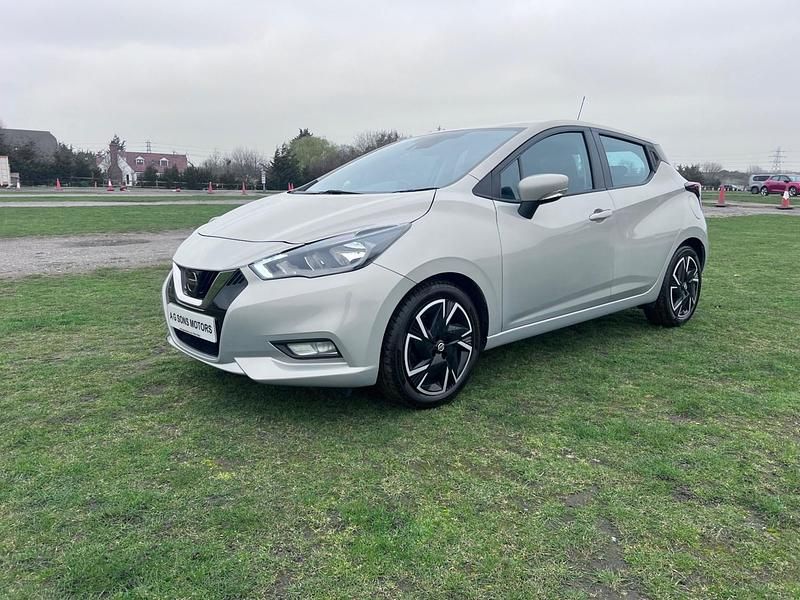 Used Nissan Micra Acenta 92 HP (67 kW) 2021 Silver Hatchback