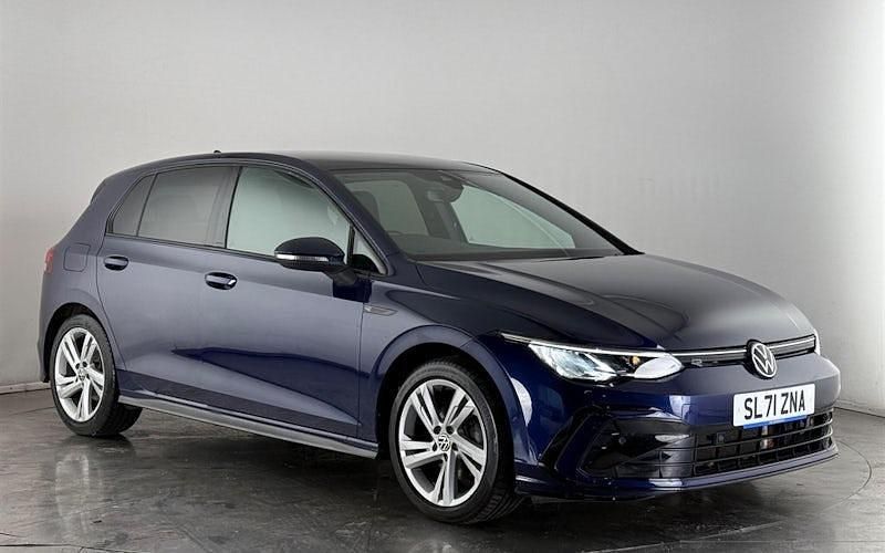 Used VW Golf VIII R-line 150 HP (110 kW) 2022 Blue Hatchback