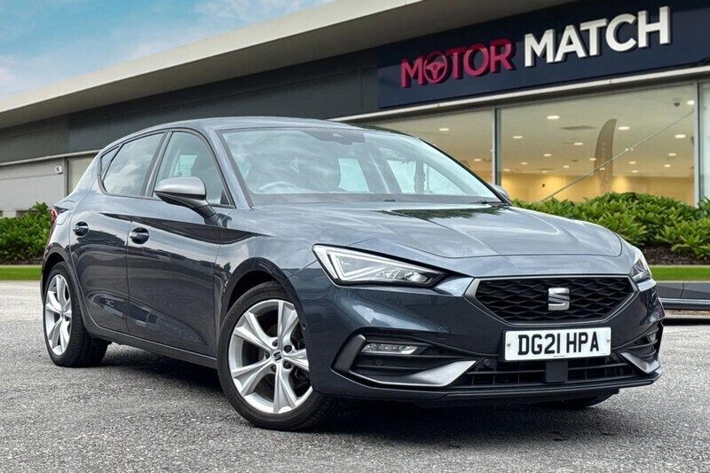 Grey Used 2021 Seat Leon FR Hatchback | £13,190 (Fair price) - Image 1/4