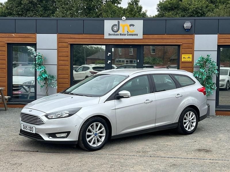 Silver Used 2015 Ford Focus Titanium Estate | £4,895 (Fair price) - Image 1/4