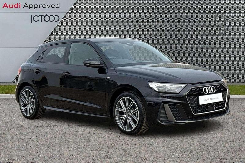 Black New 2025 Audi A1 S-Line Hatchback | £22,376 (Fair price) - Image 1/4