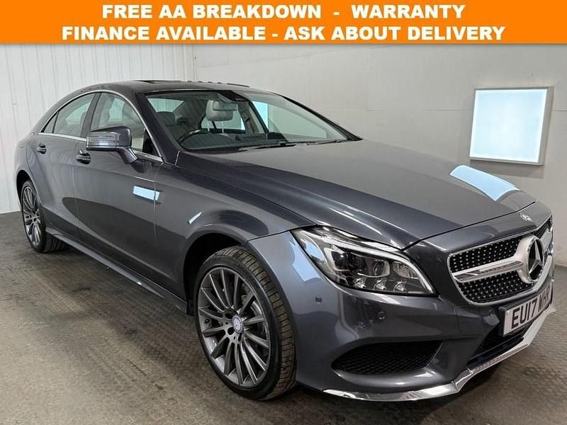 Grey Used 2017 Mercedes CLS350 AMG line Coupe | £15,995 (Fair price) - Image 1/3