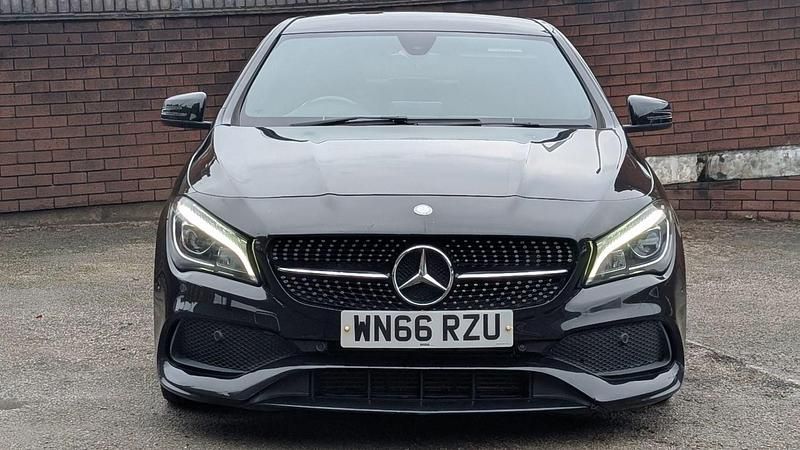 Used Mercedes CLA220 AMG line 177 HP (130 kW) 2017 Black Sedan