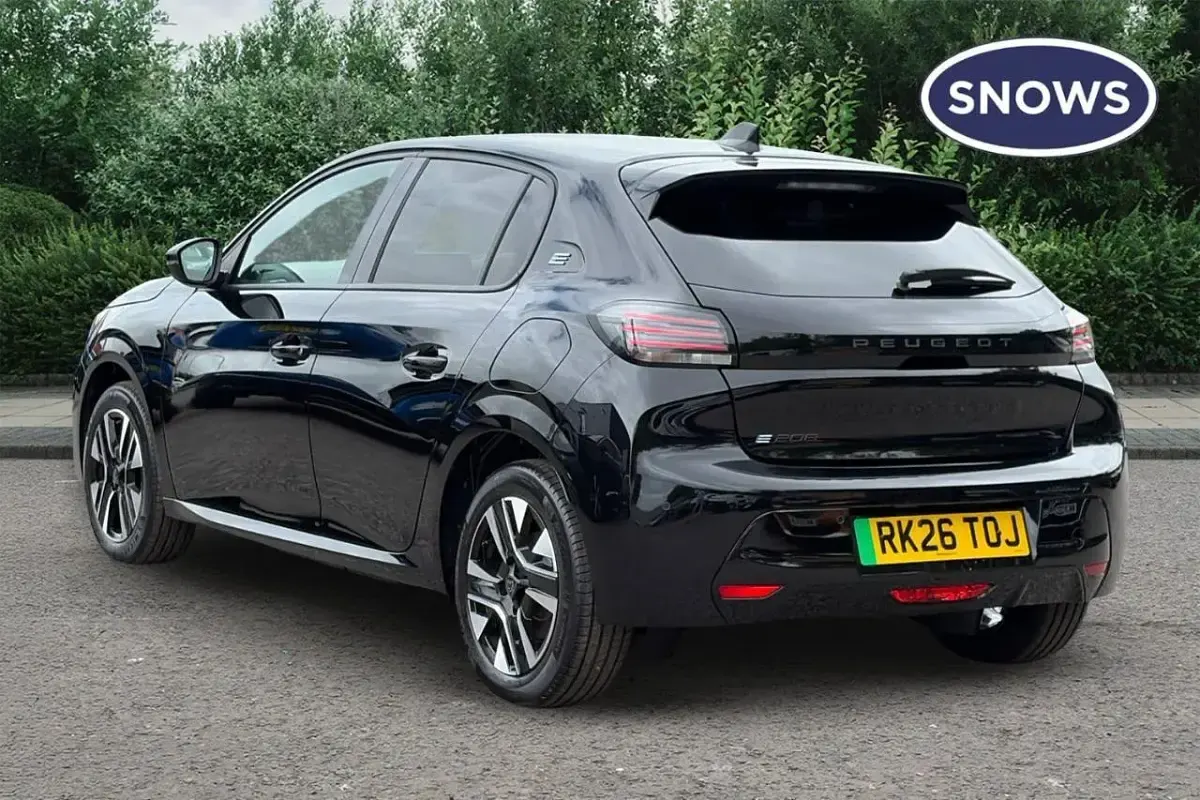 New Peugeot e-208 Allure 114 kW (156 HP) 2026 Black Hatchback