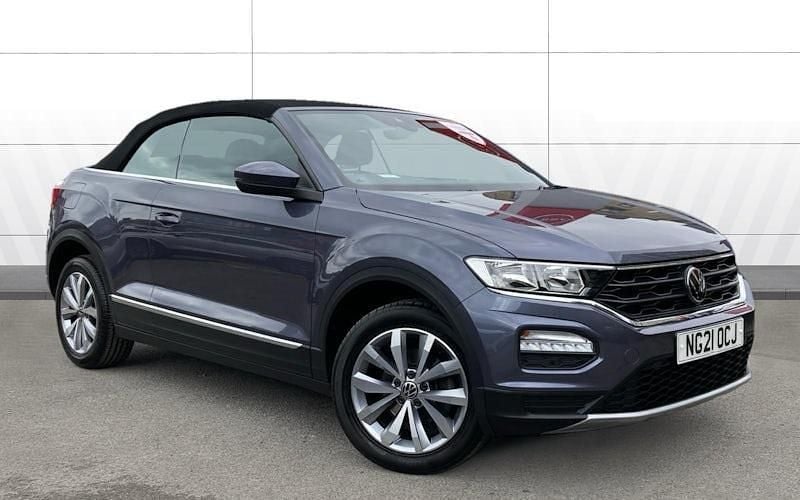 Grey Used 2021 VW T-Roc Cabriolet Design Cabriolet | £20,268 (Fair price) - Image 1/4