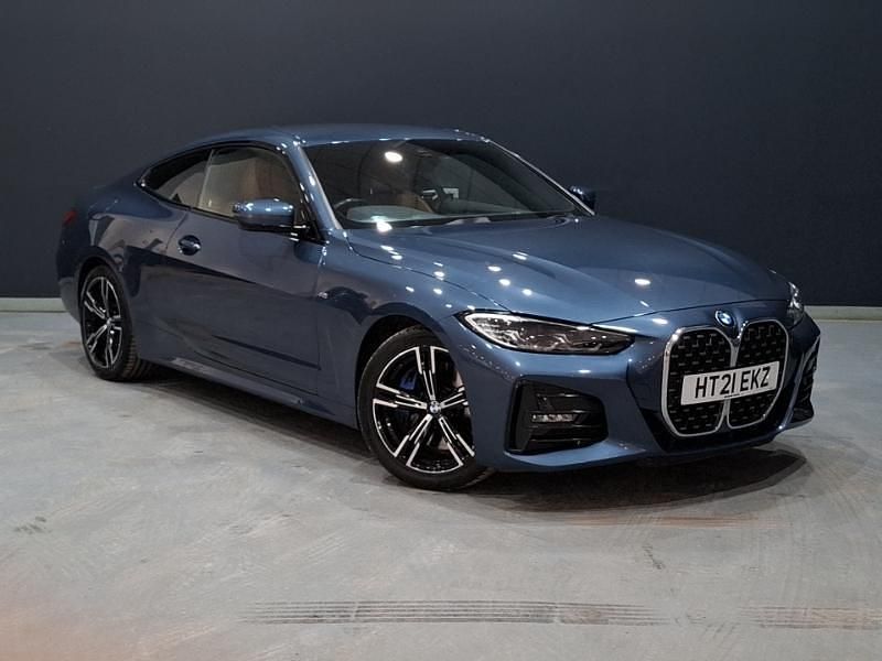 Blue Used 2021 BMW 430 M Sport Coupe | £27,798 (Good price) - Image 1/4