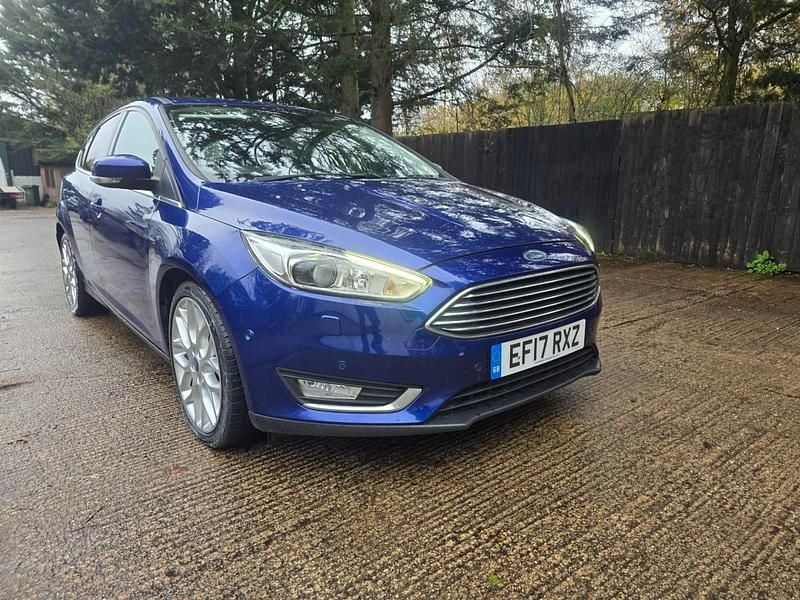 Blue Used 2017 Ford Focus Titanium X Hatchback | £3,250 (Super price) - Image 1/4