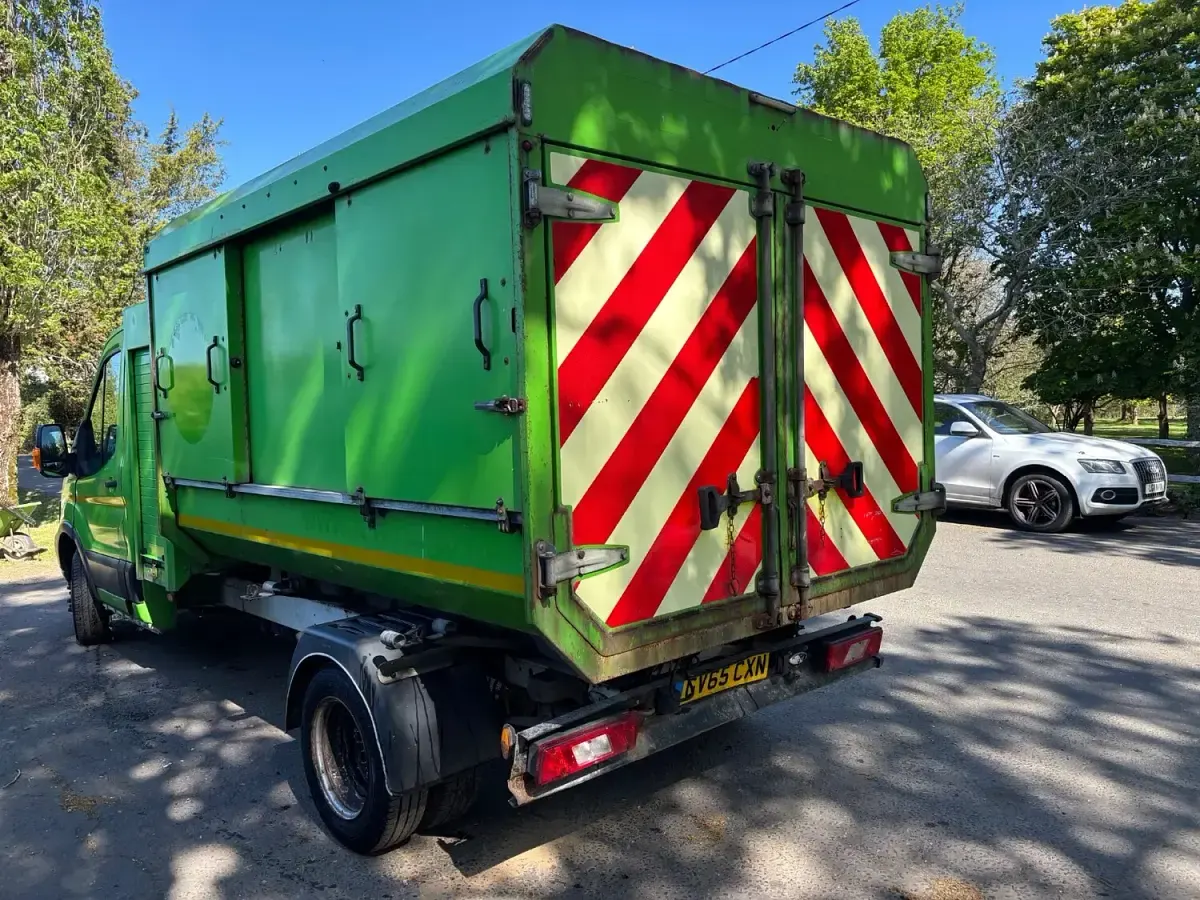 Used Ford Transit 100 HP (73 kW) 2016 Green Cabriolet