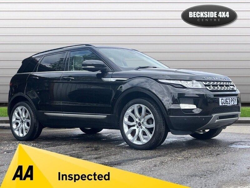 Black Used 2013 Land Rover Range Rover evoque Prestige Estate | £8,950 (Good price) - Image 1/3