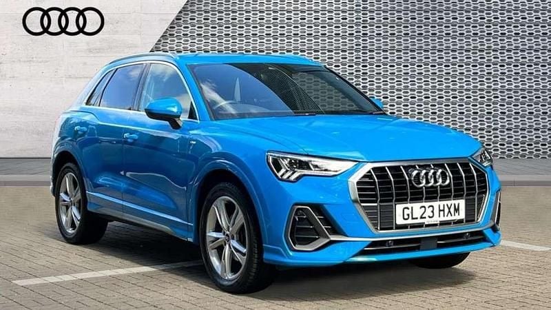 Blue Used 2023 Audi Q3 S-Line SUV | £26,990 (Super price) - Image 1/4