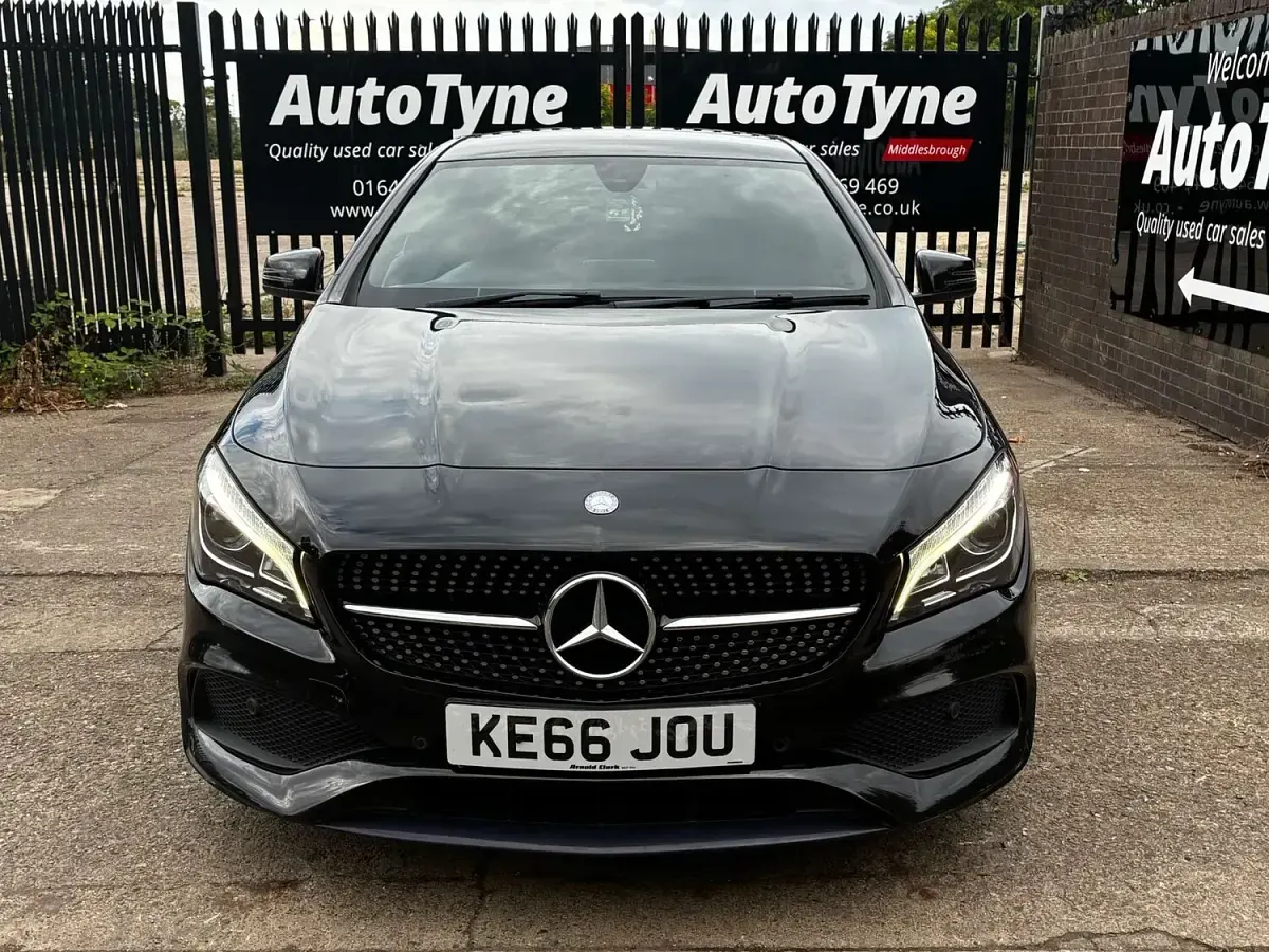 Used Mercedes CLA220 AMG line 2017 Black Coupe