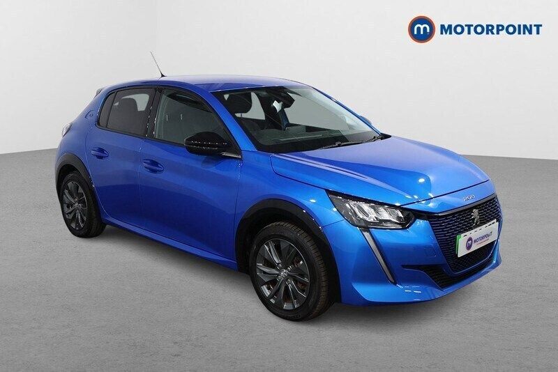 Blue Used 2022 Peugeot e-208 Allure Premium Hatchback | £11,649 (Super price) - Image 1/4