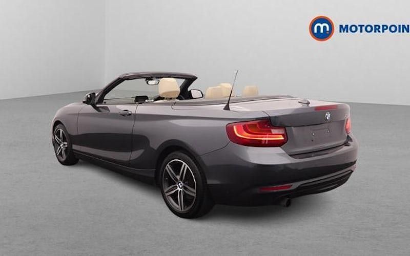 Used BMW 218 Sport Line 136 HP (100 kW) 2017 Grey Cabriolet