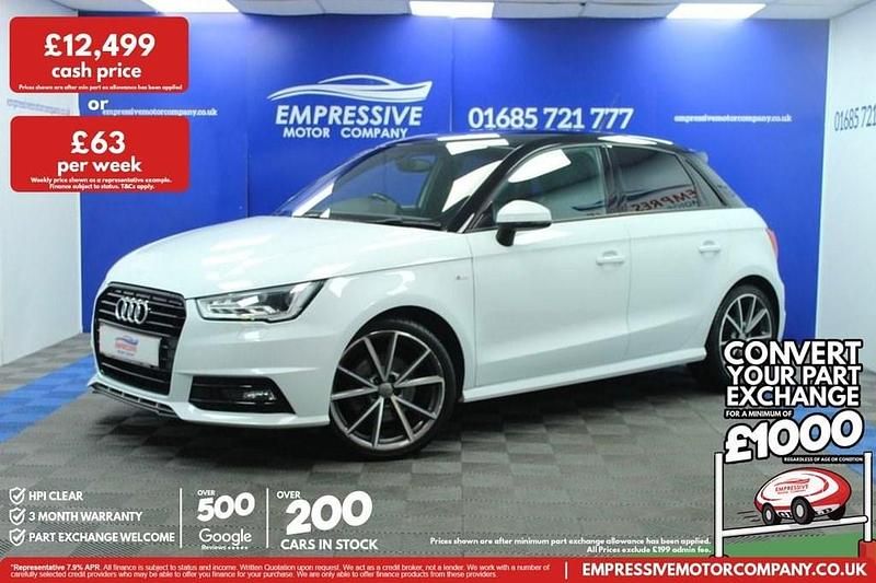 Used Audi A1 Black Edition 2018 White Hatchback