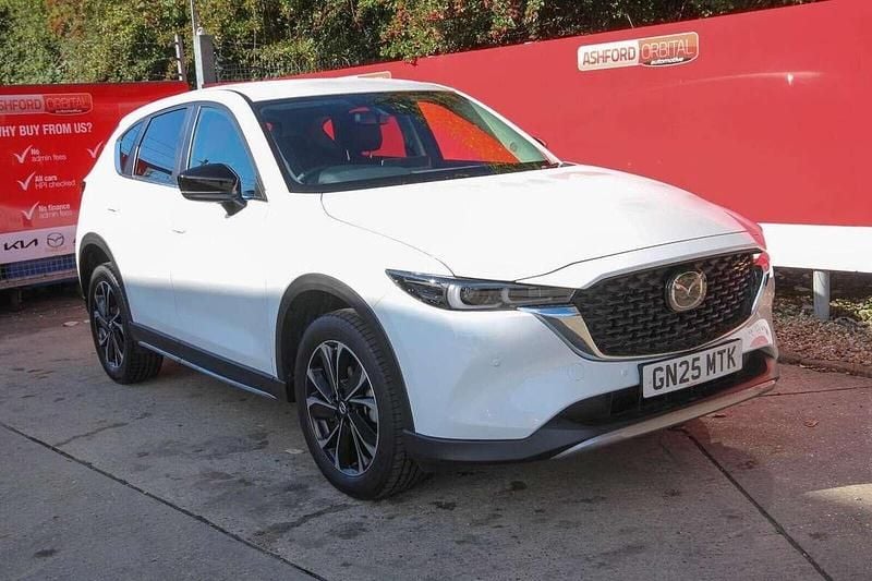 White Used 2025 Mazda CX-5 Newground SUV | £25,995 (Fair price) - Image 1/4