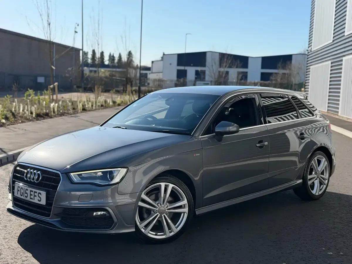 Used Audi A3 S-Line 2015 Grey Hatchback