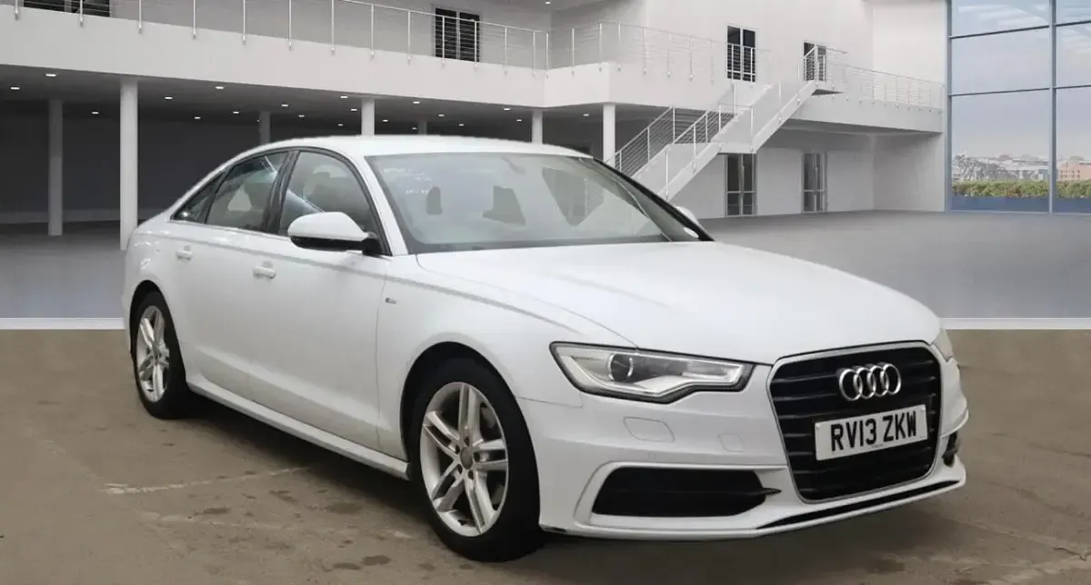 Used Audi A6 S-Line 2013 White Sedan