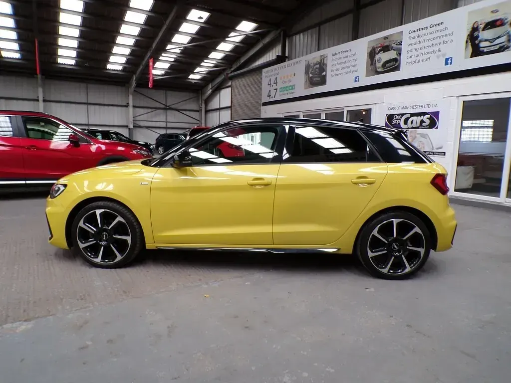 Used Audi A1 Sportback S-Line 2020 Yellow Hatchback