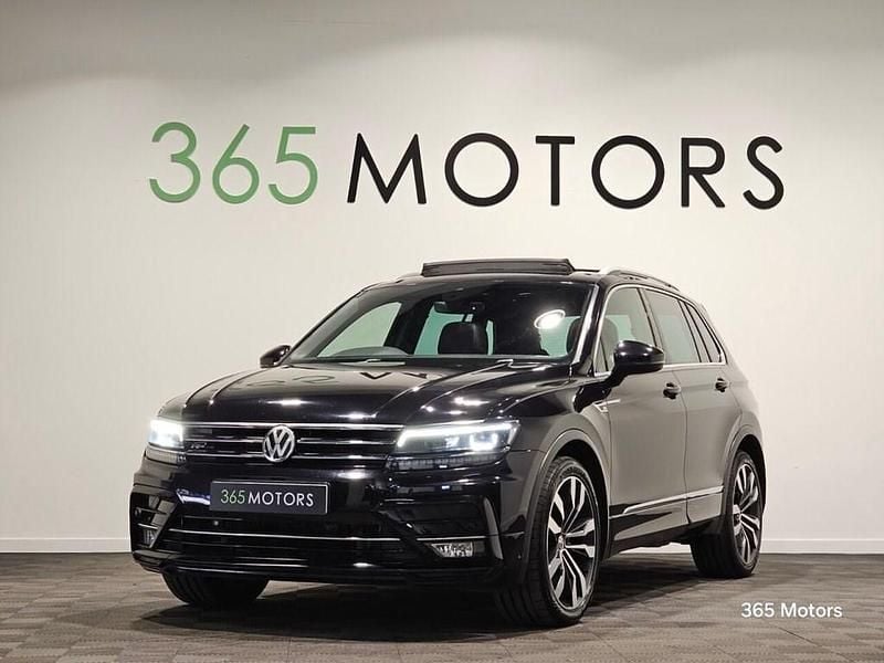 Used VW Tiguan R-line 150 HP (110 kW) 2018 Black SUV