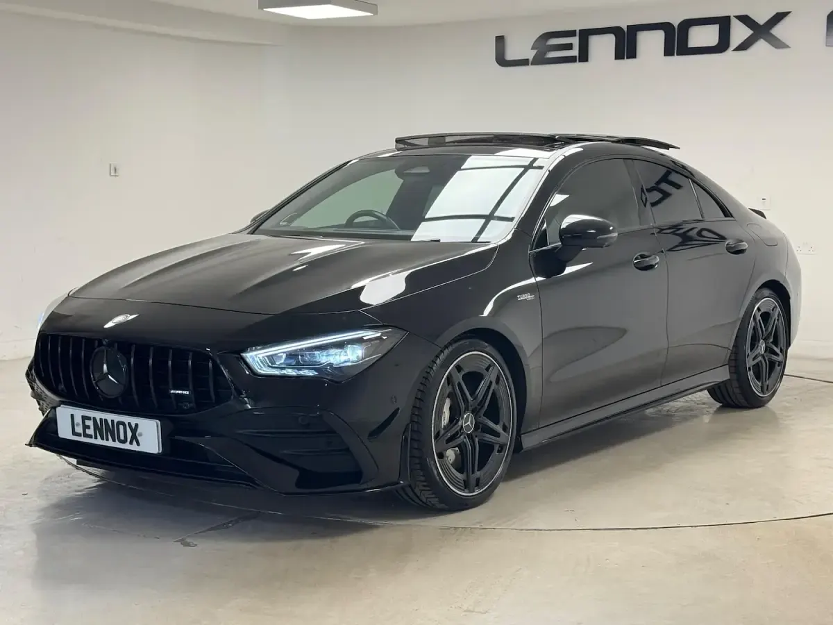 Used Mercedes CLA35 AMG Premium Plus 306 HP (225 kW) 2025 Black Coupe