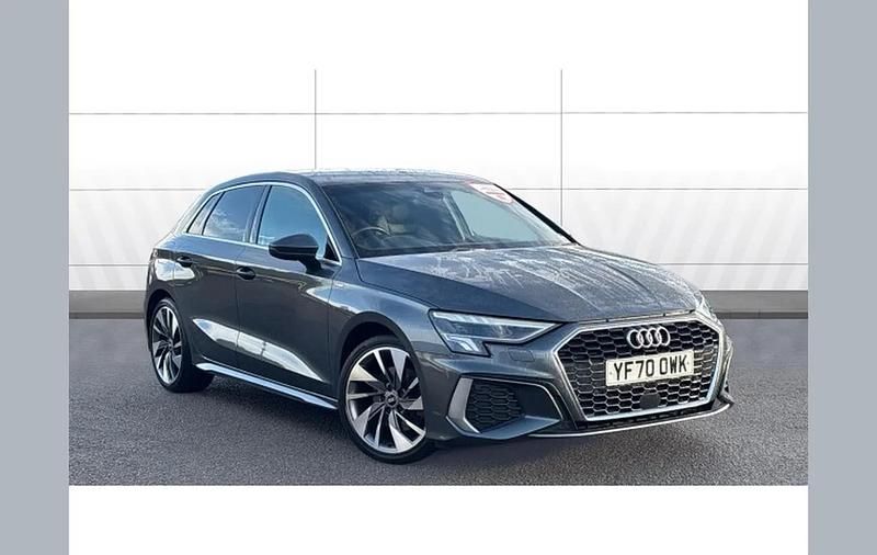 Grey Used 2020 Audi A3 S-Line Hatchback | £18,037 (Fair price) - Image 1/4