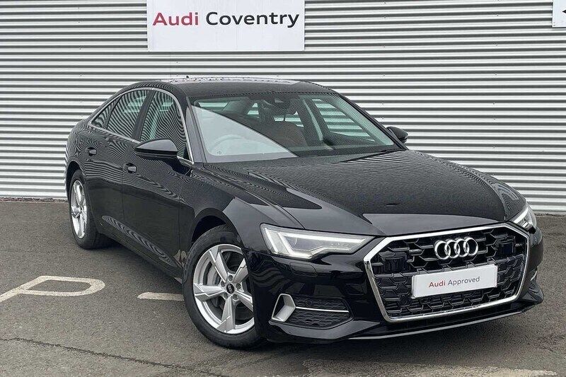 Brilliant black Used 2025 Audi A6 Sport Sedan | £40,880 (Expensive) - Image 1/4