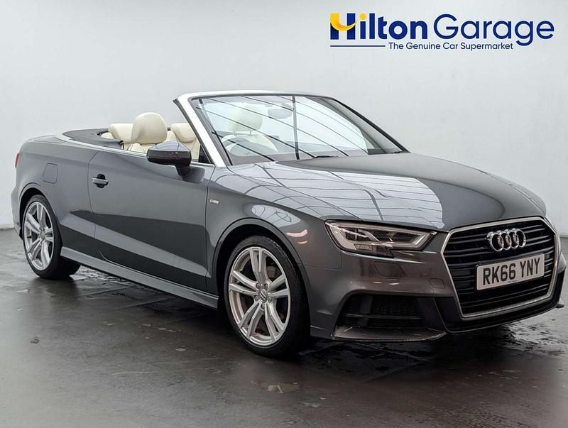 Used Audi A3 Cabriolet S-Line 184 HP (135 kW) 2016 Grey Cabriolet