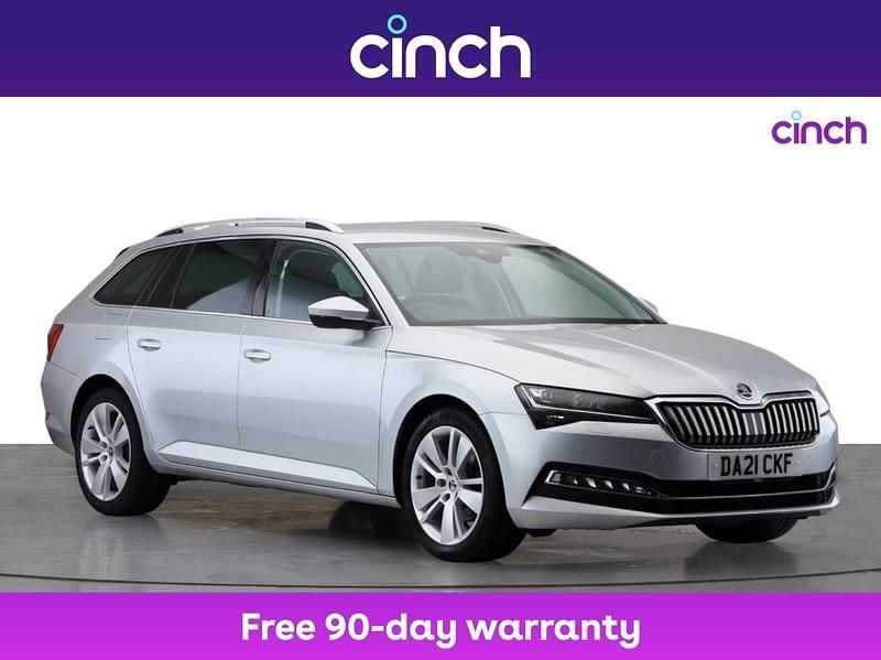 Silver Used 2021 Skoda Superb SE L Estate | £20,549 (Fair price) - Image 1/3