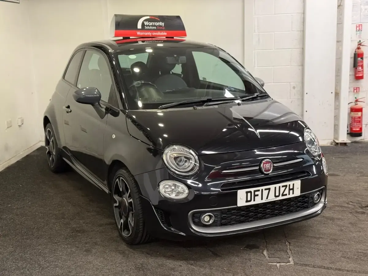 Używany Fiat 500 S 69 KM (50 kW) 2017 Czarny Hatchback
