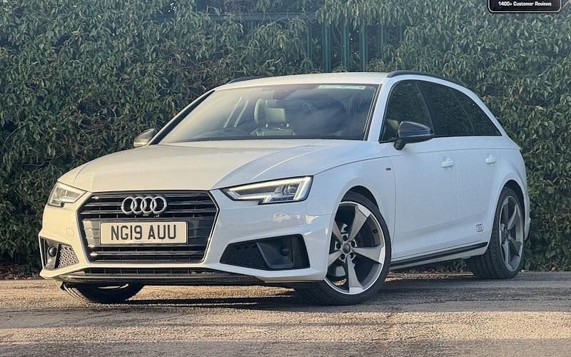 Used Audi A4 Black Edition 150 HP (110 kW) 2019 White Estate