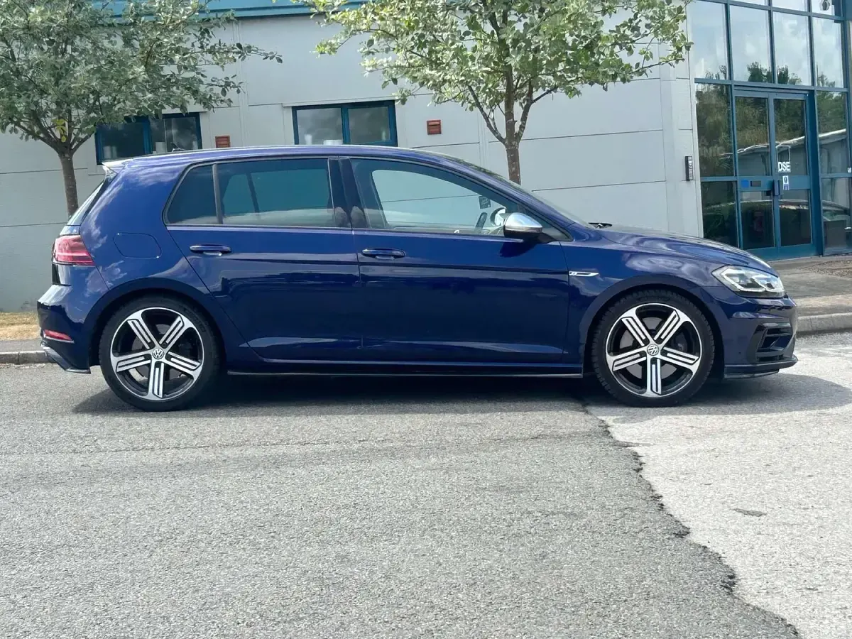 Used VW Golf VII R 2019 Blue Hatchback