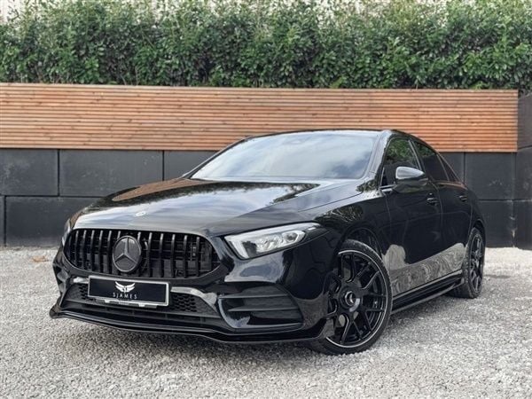 Black Used 2021 Mercedes A250 AMG line Sedan | £21,108 (A bit pricey) - Image 1/4