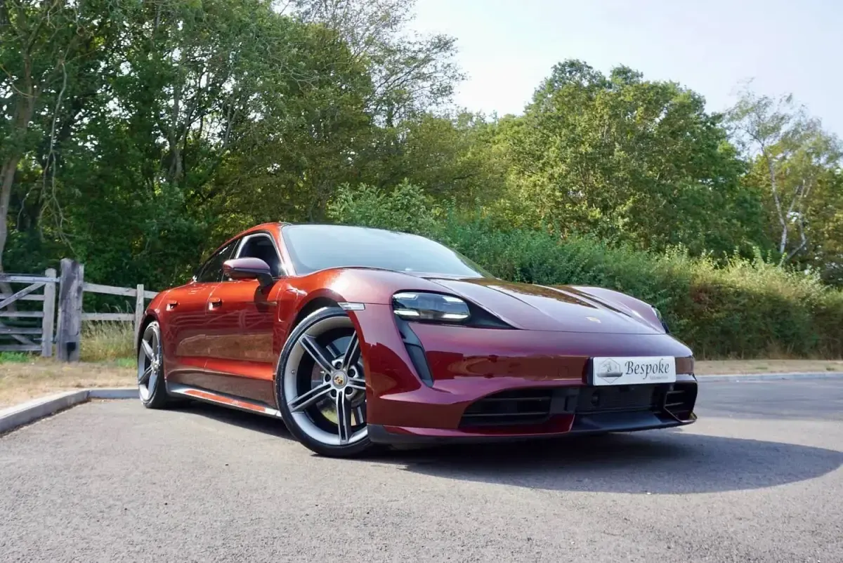 Used Porsche Taycan 500 kW (680 HP) 2022 Red Sedan