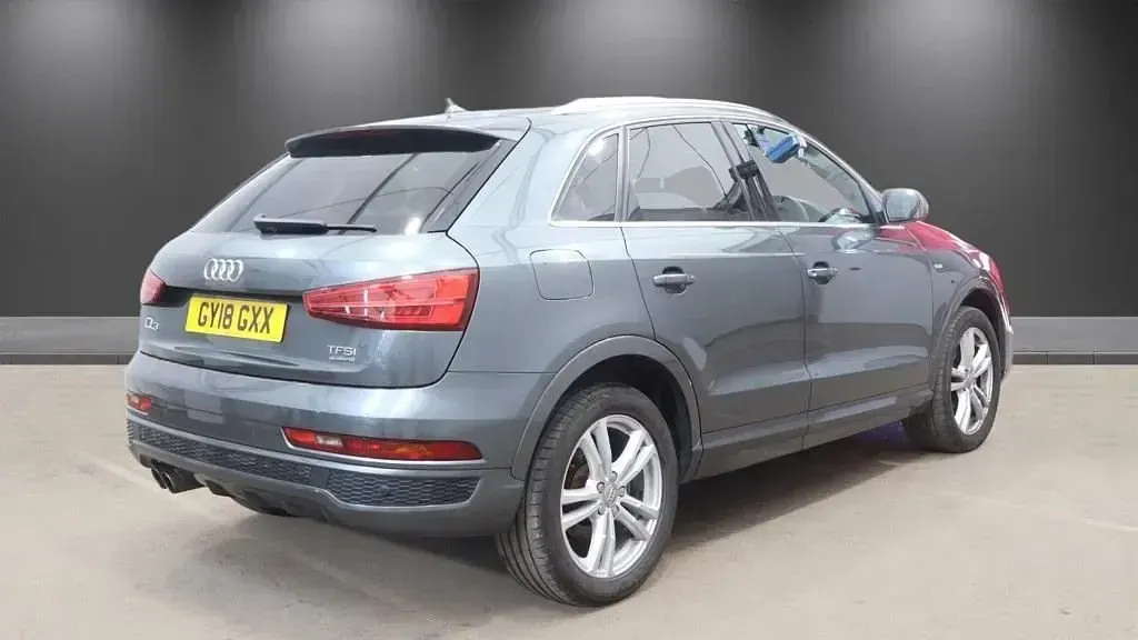 Begagnad Audi Q3 S-Line 180 HK (132 kW) 2018 Grå SUV