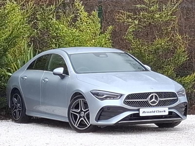 New Mercedes CLA200 Executive 163 HP (119 kW) 2025 Silver Coupe