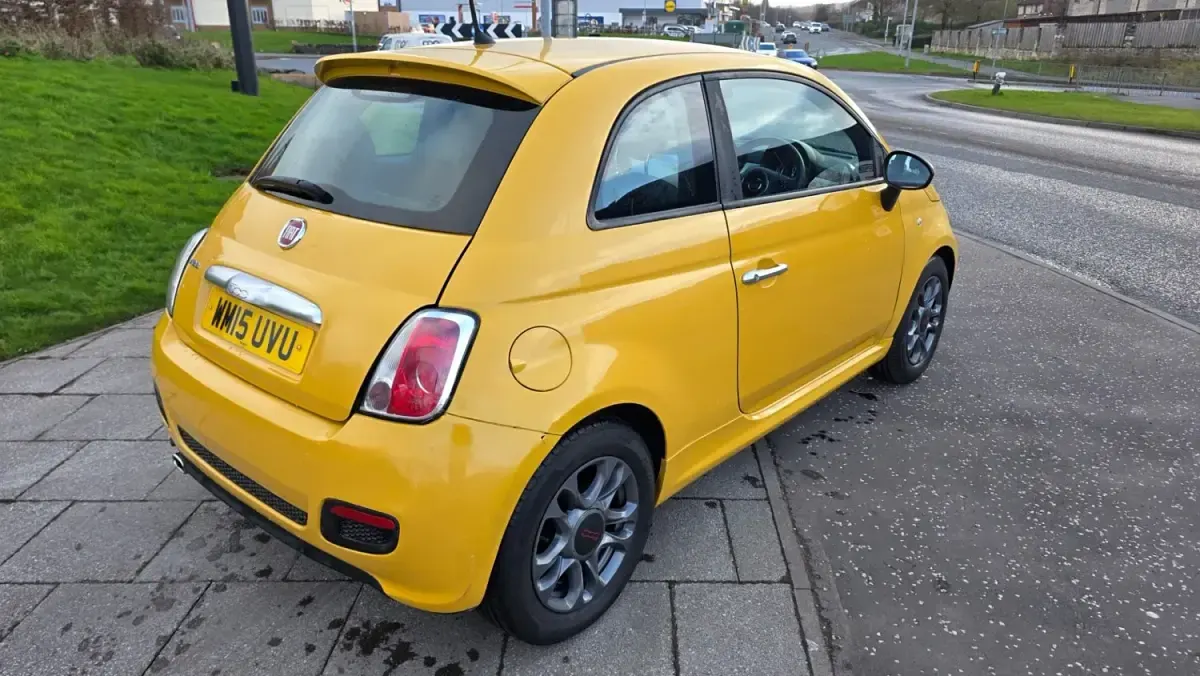 Używany Fiat 500 S 69 KM (50 kW) 2015 Żółty Hatchback