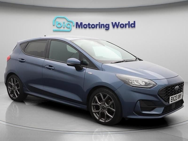Blue Used 2023 Ford Fiesta ST-Line Hatchback | £13,150 (Good price) - Image 1/4