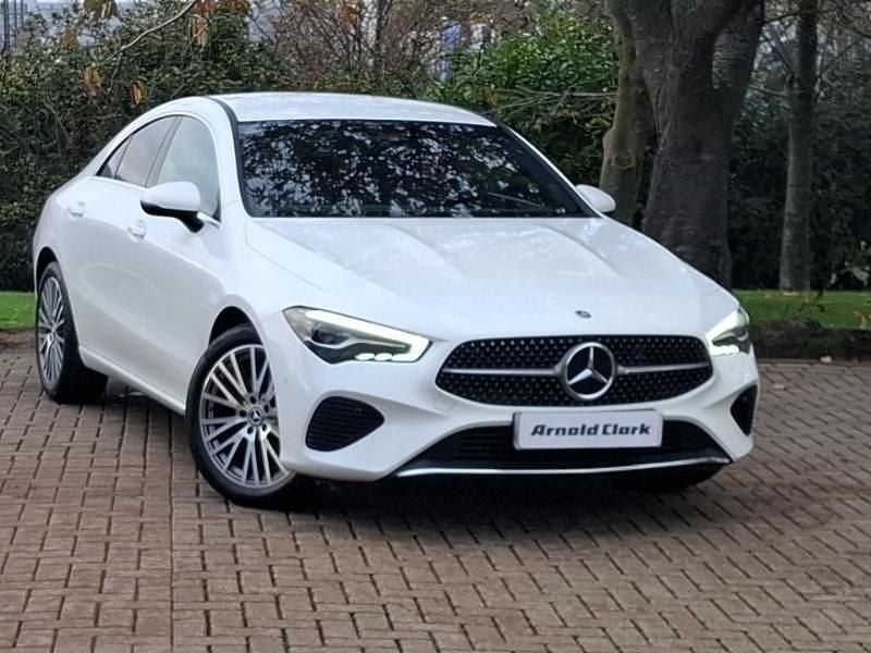 White Used 2024 Mercedes CLA200 Executive Coupe | £27,498 (Fair price) - Image 1/4