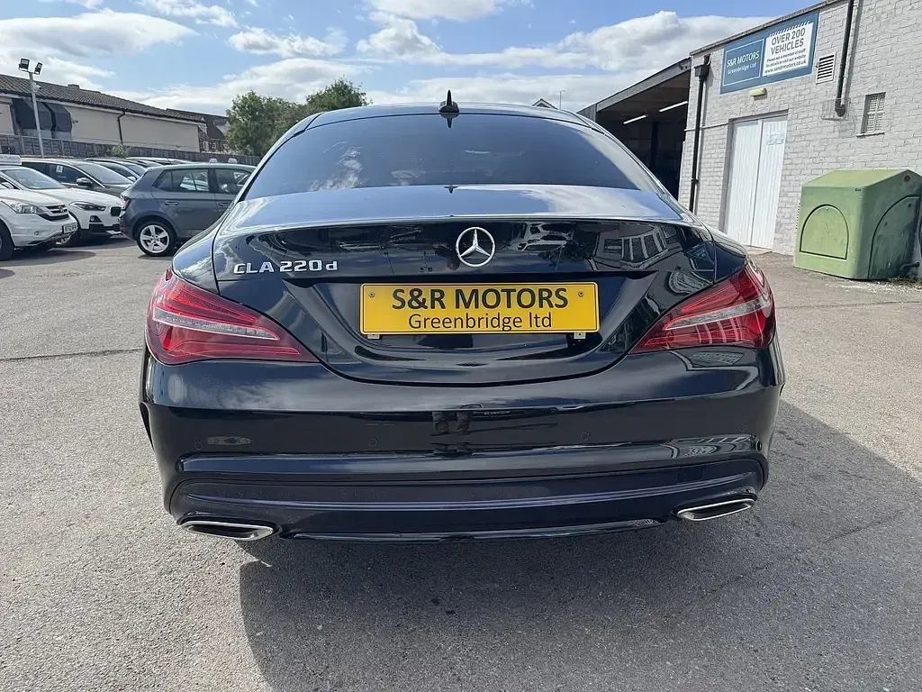 Used Mercedes CLA220 AMG line 2018 Black Coupe