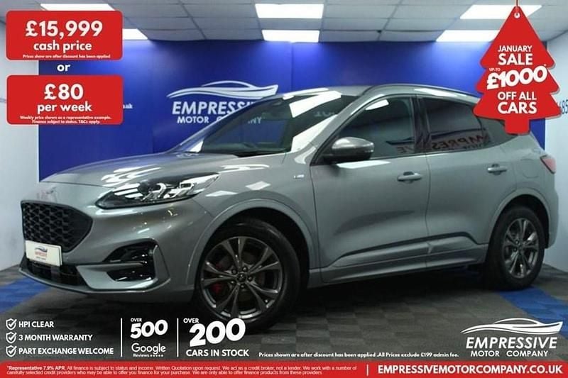 Silver Used 2020 Ford Kuga ST-Line SUV | £15,999 (Fair price) - Image 1/1