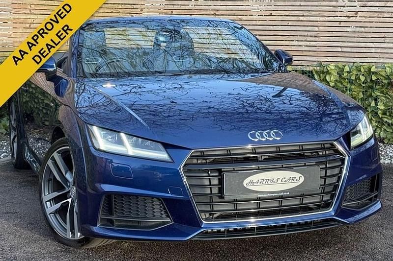 Used Audi TT Roadster S-Line 230 HP (169 kW) 2015 Blue Cabriolet