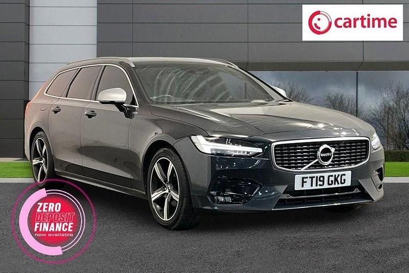 Grey Used 2019 Volvo V90 R-Design Estate | £20,500 (Fair price) - Image 1/4