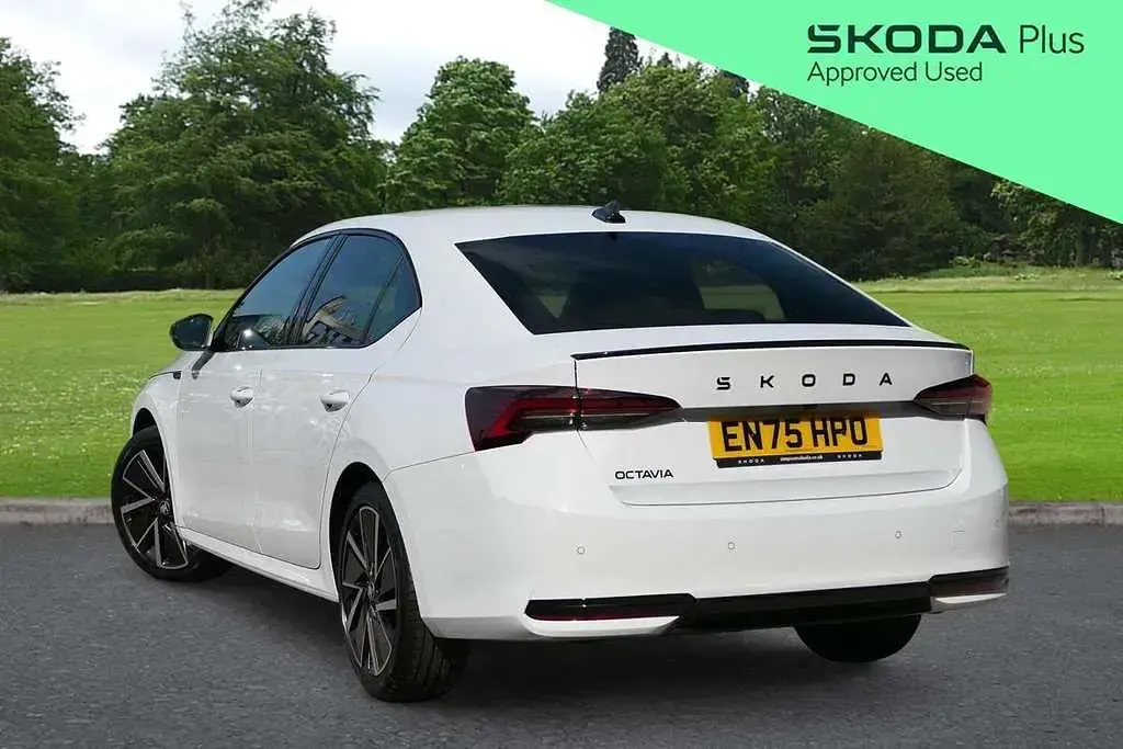 Used Skoda Octavia SportLine 150 HP (110 kW) 2026 White Hatchback