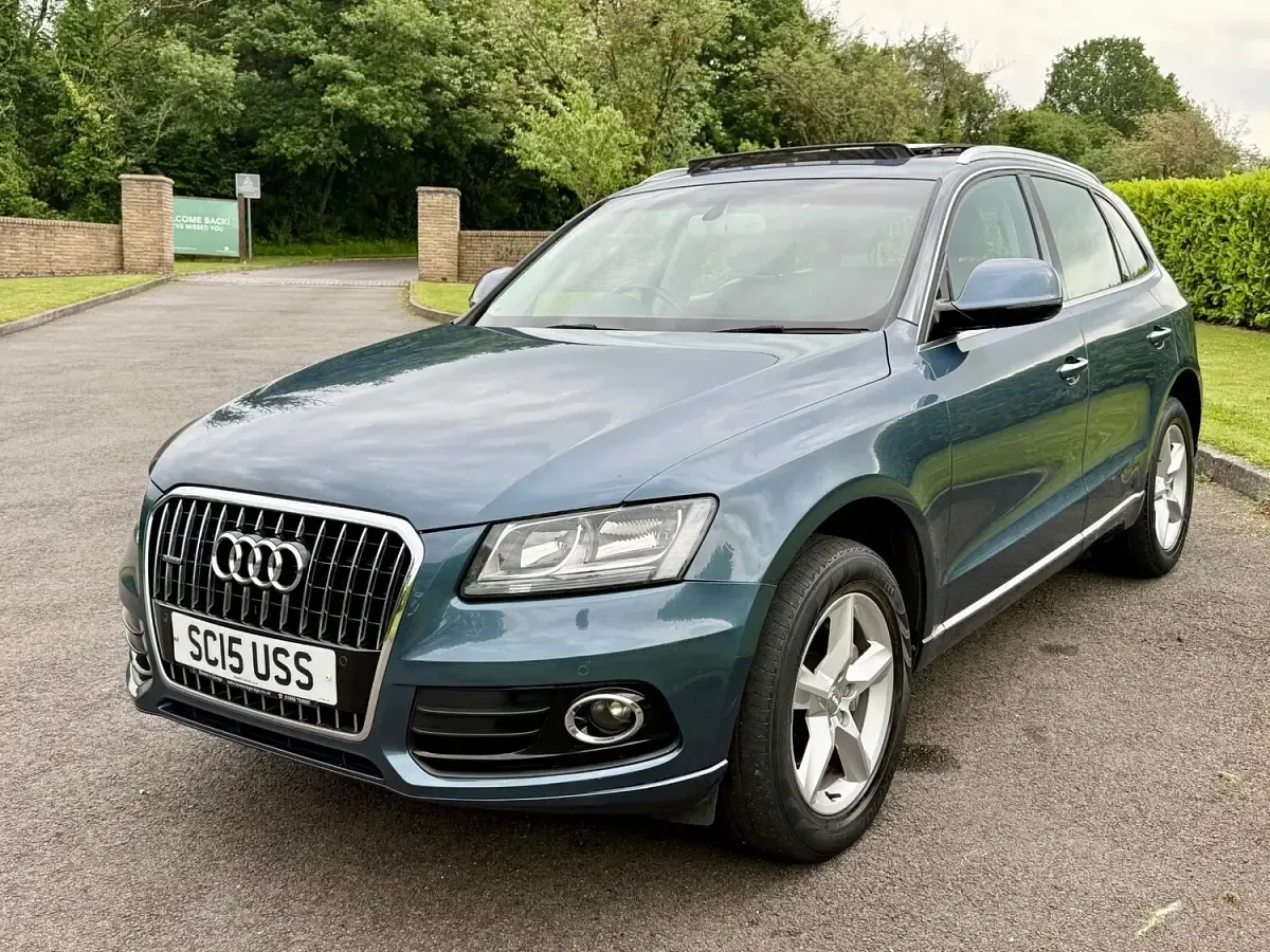 Used Audi Q5 S-Line 190 HP (139 kW) 2015 Blue SUV