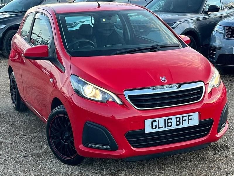 Red Used 2016 Peugeot 108 Active Hatchback | £3,999 (Fair price) - Image 1/4