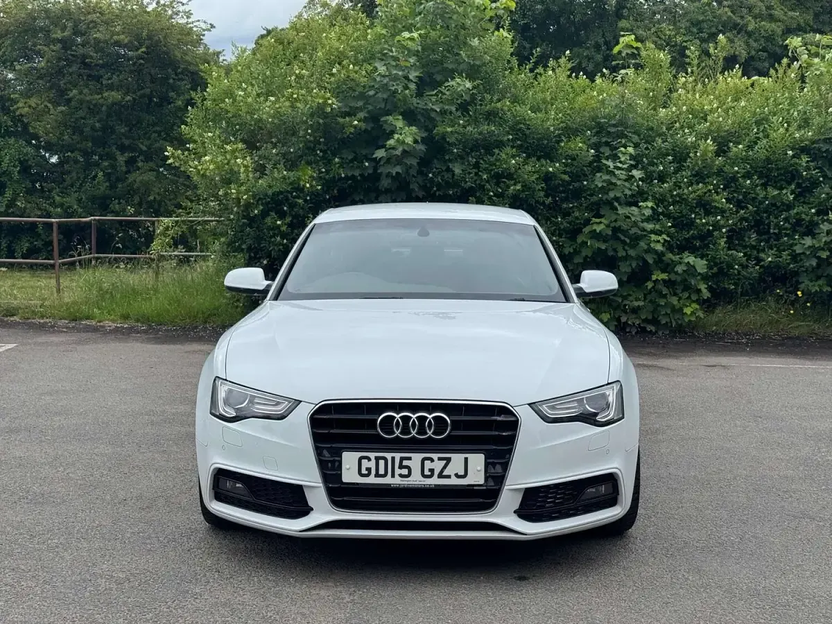 Used Audi A5 S-Line 204 HP (150 kW) 2015 White Coupe