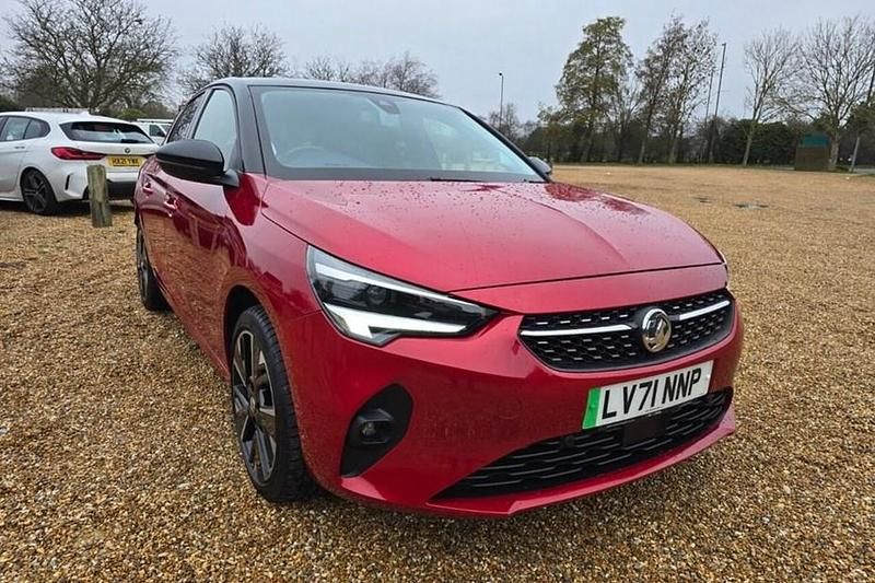 Used Vauxhall Corsa-e Elite 100 kW (136 HP) 2021 Red Hatchback