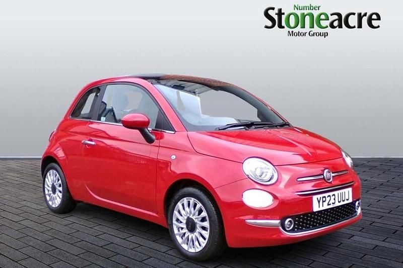 Red Used 2023 Fiat 500 Hatchback | £10,995 (Fair price) - Image 1/1